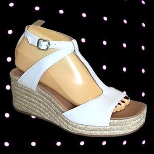 Lucky Brand Valki T-Strap Espadrille Platform Sandals